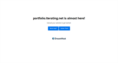 Desktop Screenshot of portfolio.iterating.net